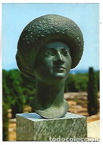 Postales: RETRATO FEMENINO DE BRONCE.- AMPURIAS