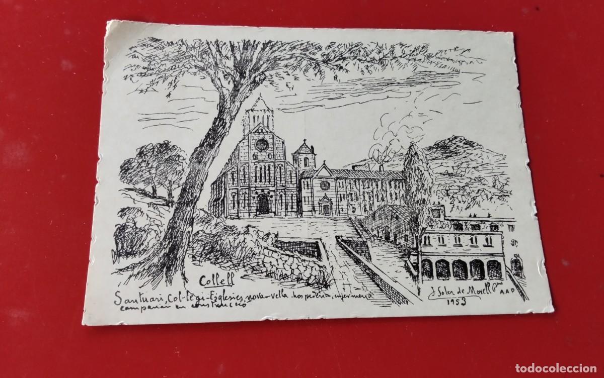Postales: STA. MARIA DEL COLLELL , POSTAL ANTIGUA