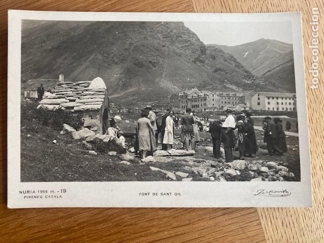 Postales: Nuria. N&ordf; 19. Pirineu Catala. Font de Sant Gil. Ed. Zerkowitz. Postal sin circular