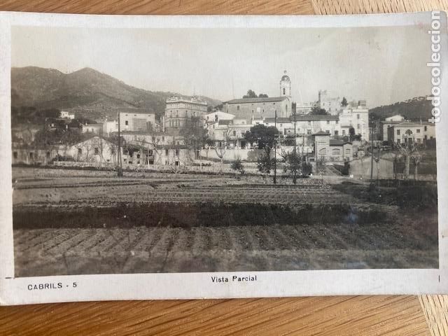 Postales: Cabrils. N&ordf; 5. Vista parcial. Sin editor. Circulada 1940
