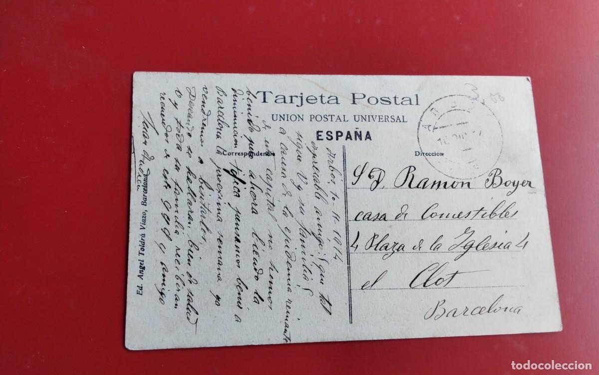 Postales: ARBOS , POSTAL ANTIGUA, BLANCO Y NEGRA - Foto 3