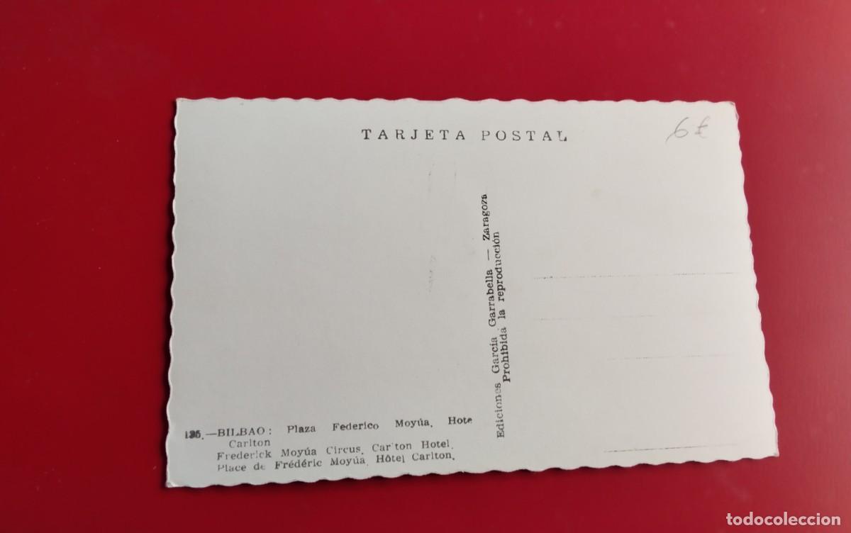 Postales: BILBAO, POSTAL ANTIGUA, BLANCO Y NEGRA - Foto 3