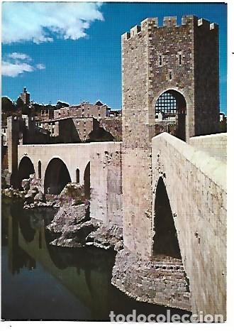 Postales: PONT ROMANIC - ROMANESQUE BRIDGE.- BESALU.- GIRONA - GERONA
