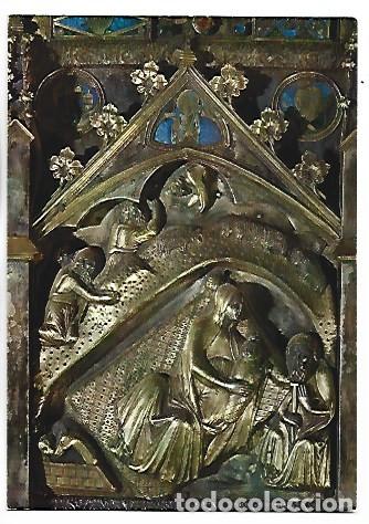 Postales: &rdquo; EL NACIMIENTO &rdquo;, RETABLO DEL ALTAR MAYOR, SIGLO XIV.- CATEDRAL.- GIRONA
