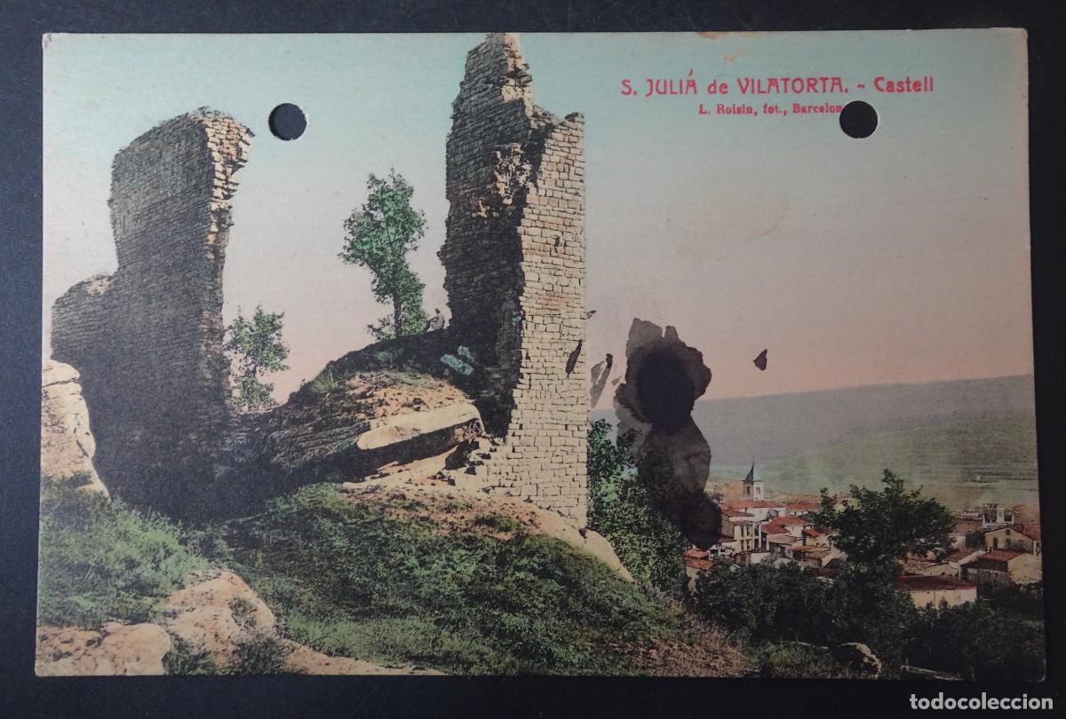 Postkarten: ANTIGUA POSTAL CPA, SANT JULI&Aacute; DE VILATORTA, CASTELL, ROISIN, VER FOTOS