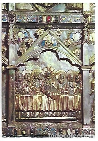 Postales: &rdquo; LA SANTA CENA &rdquo;, RETABLO GOTICO DEL ALTAR MAYOR, SIGLO XIV.- CATEDRAL - GIRONA / GERONA