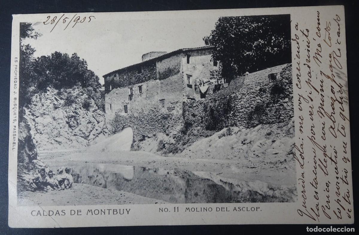 Postcards: ANTIGUA POSTAL CPA, CALDAS DE MONTBUY, MOLINO DE ASCLOP , 1905, SIN DIVIDIR, VER FOTOS