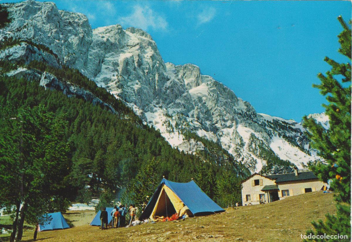 Postales: ALT BERGUEDA, REFUGI ESTASSEN I PARET NORD PEDRAFORCA (Alt.2498m.) - CLIS&Eacute; FOTO CINE LUIGI 166 - ESC