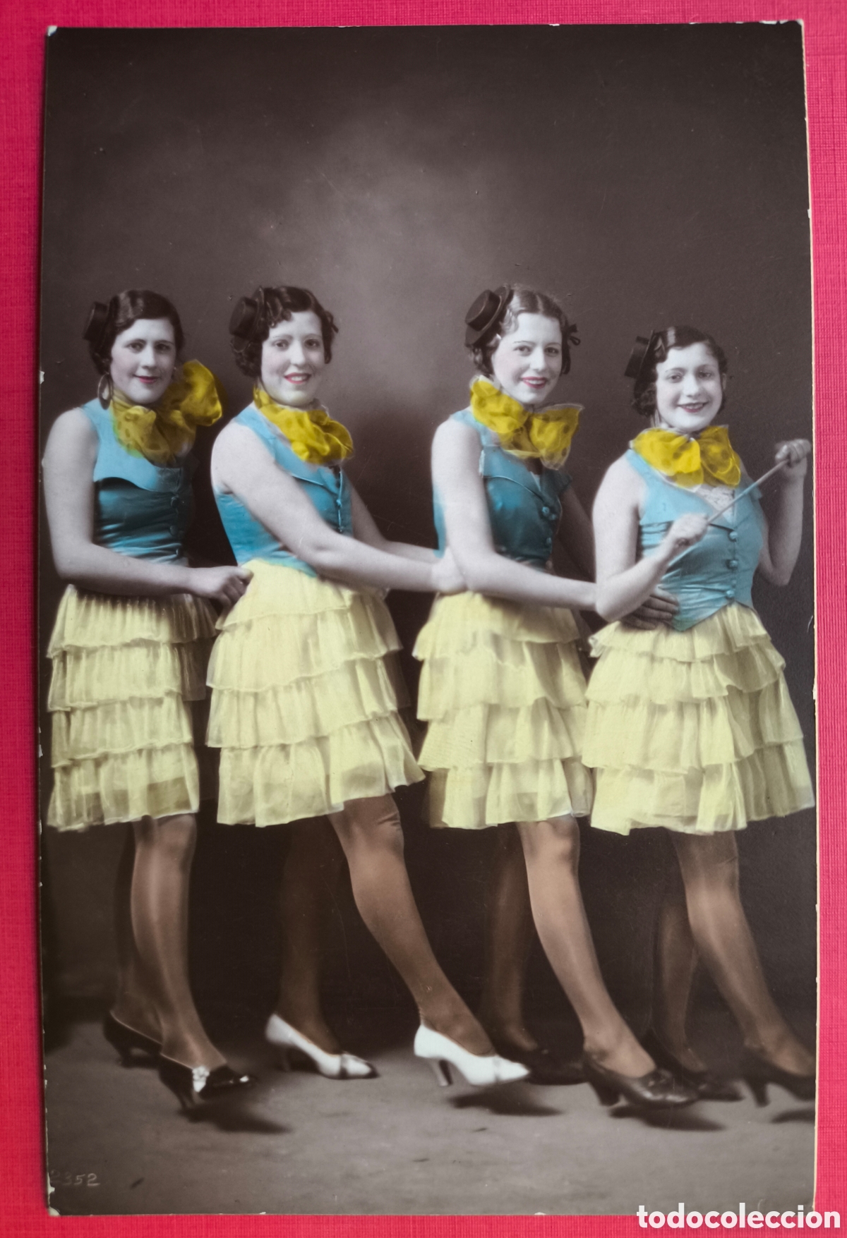 Postales: PALAFRUGELL RETRATO CARNAVAL POSTAL FOTOGR&Aacute;FICA ILUMINADA FOT&Oacute;GRAFO L. CASANOVAS C. 1930