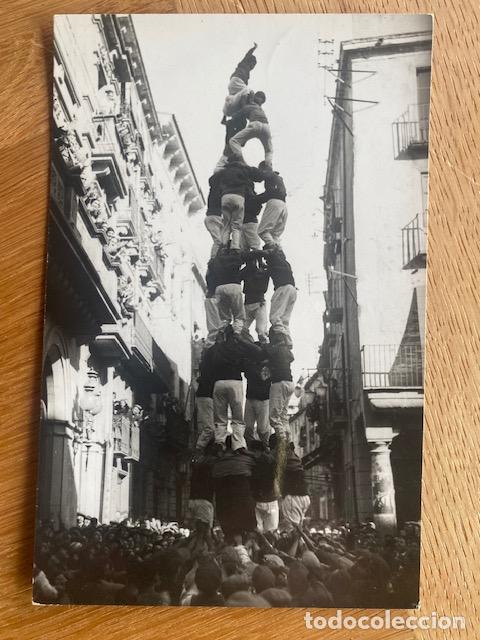 Postales: VALLS. N&ordm; 4, XIQUETS DE VALLS , QUATRE DE VUIT , FOTO GURI. CIRCULADA 1957