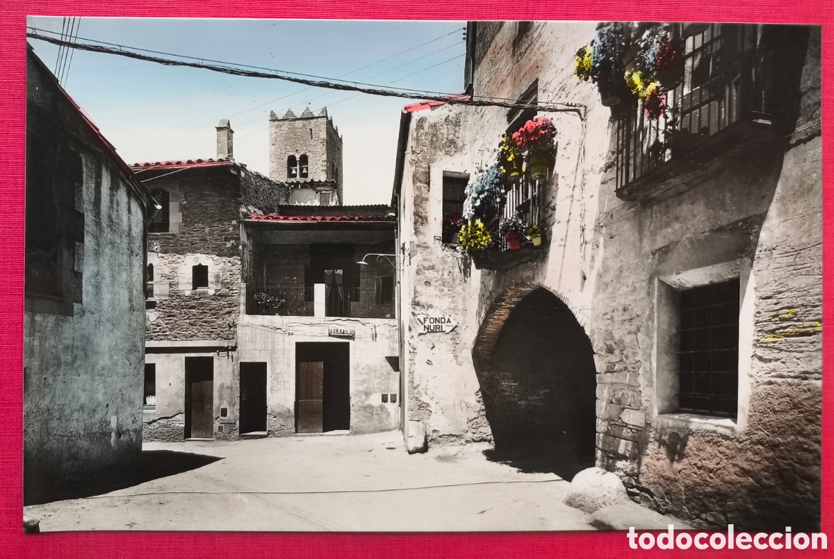 Postales: SEVA PLA&Ccedil;A DE LA CREU POSTAL FOTOGR&Aacute;FICA COLOREADA OSONA C. 1955