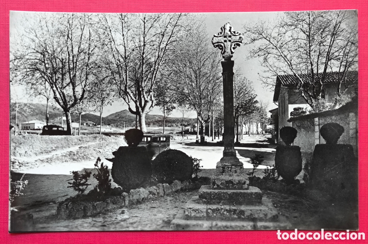 Postales: SEVA PLA&Ccedil;A DE LA CREU MAJOR POSTAL FOTOGR&Aacute;FICA FOT. SUBIR&Aacute; OSONA C. 1950