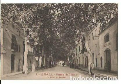 Postales: ANTIGUA POSTAL 8 VENDRELL PASSEIG DE CASTELAR L ROISIN