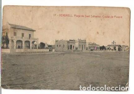 Postales: ANTIGUA POSTAL 17 VENDRELL PLATJA DE SAN SALVADOR COSTAT DE PONENT 4210 FOTOTIP&Igrave;A THOMAS