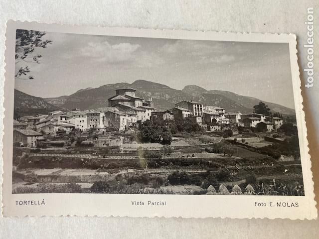 Postales: Tortell&aacute;. Girona. Vista parcial. Foto E. Molas. Circulada 1944