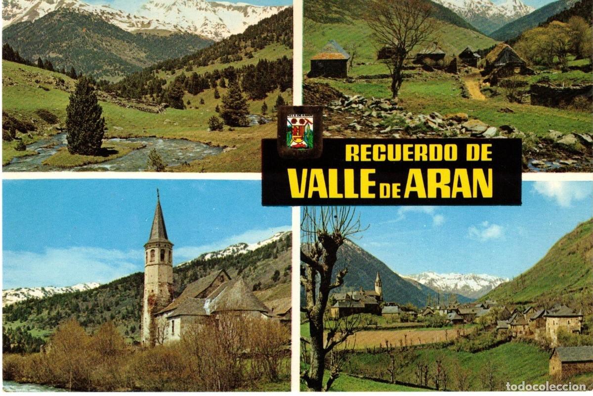 Postales: :::: LC592 - POSTAL - RECUERDO DE VALLE DE ARAN - Foto 1