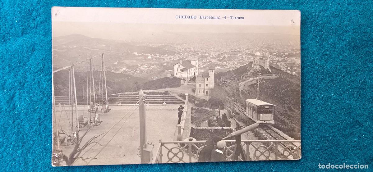 Postales: POSTAL 4 BARCELONA - TIBIDABO - TERRAZA