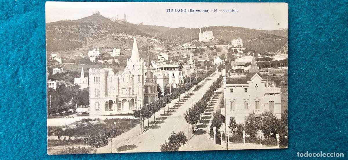 Postales: POSTAL 16 BARCELONA - TIBIDABO - AVENIDA (ED. ANDRES FABERT)