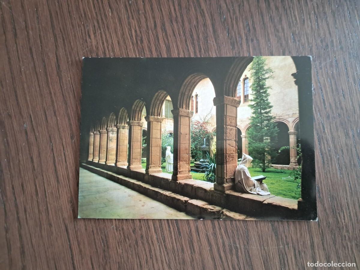 Postales: postal de Espa&ntilde;a, real monasterio de Poblet, claustro de San Esteban.