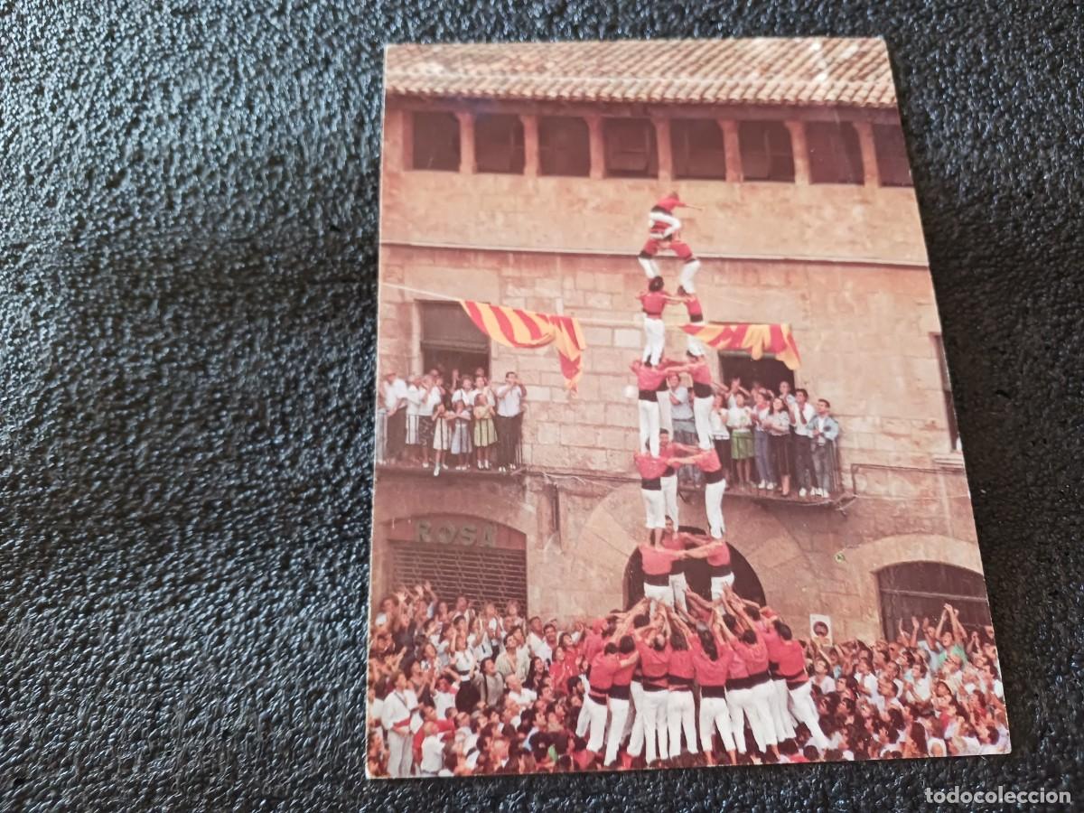 Postales: castellers, colla dels joves dels xiquets de valls, ed. diari de tarragona