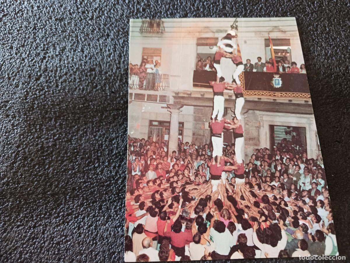 Postales: castellers, xiquets de la vila d`alcover, ed. diari de tarragona