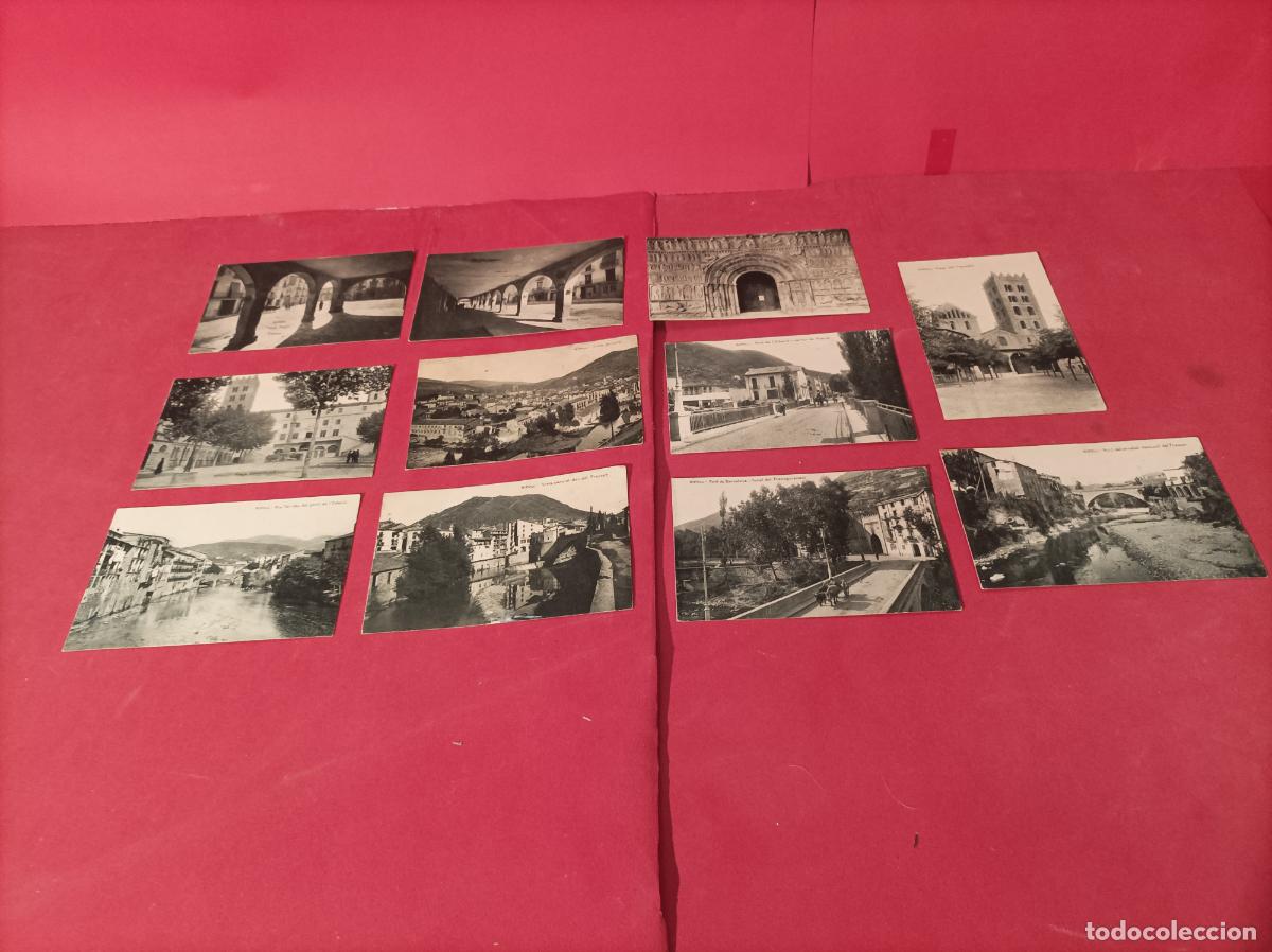 Postales: LOTE DE 11 TARJETA POSTAL FOTOGRAFIA RIPOLL PROVINCIA GIRONA