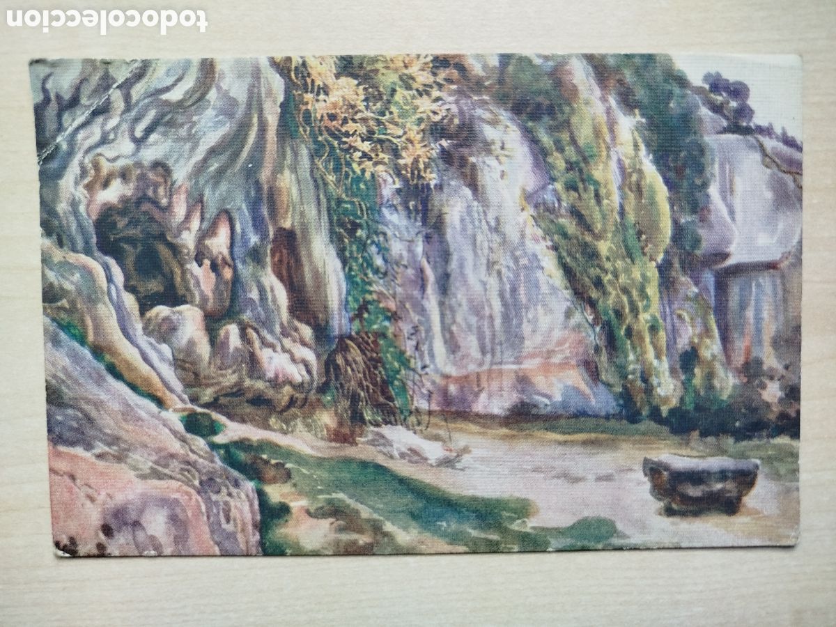 Postales: Postal de Montserrat, il&middot;lustraci&oacute; de Llaverias, Els Degotalls