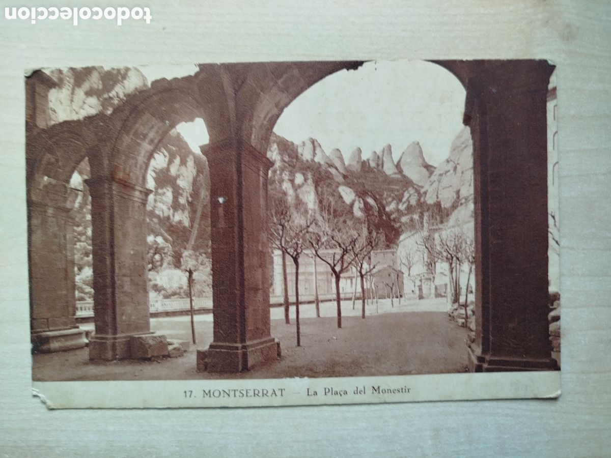 Postales: Postal, Montserrat, pla&ccedil;a del monestir - Foto 1