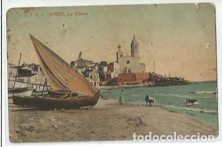 Cartoline: ANTIGUA POSTAL 1 A T V SITGES LA RIBERA