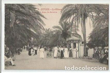 Cartes Postales: ANTIGUA POSTAL 4 SITGES LA RIBERA L ROISIN