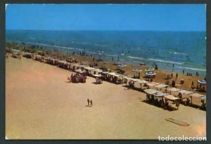 Cartoline: Calafell. *Playa* Ed. A. Campa&ntilde;a y J. Puig-Ferran serie II n&ordm; 880. Circulada.