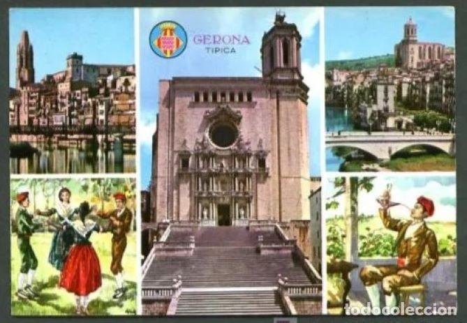 Postais: Girona. Ed. L. Carerra de la Red n&ordm; 21. Circulada 1966