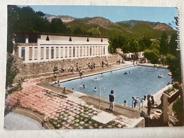 Postales: SAN LORENZO DE MORUNYS, N&ordm;15. PISCINAS HOSTAL CAS-TOR. ED. RAE. POSTAL SIN CIRCULAR