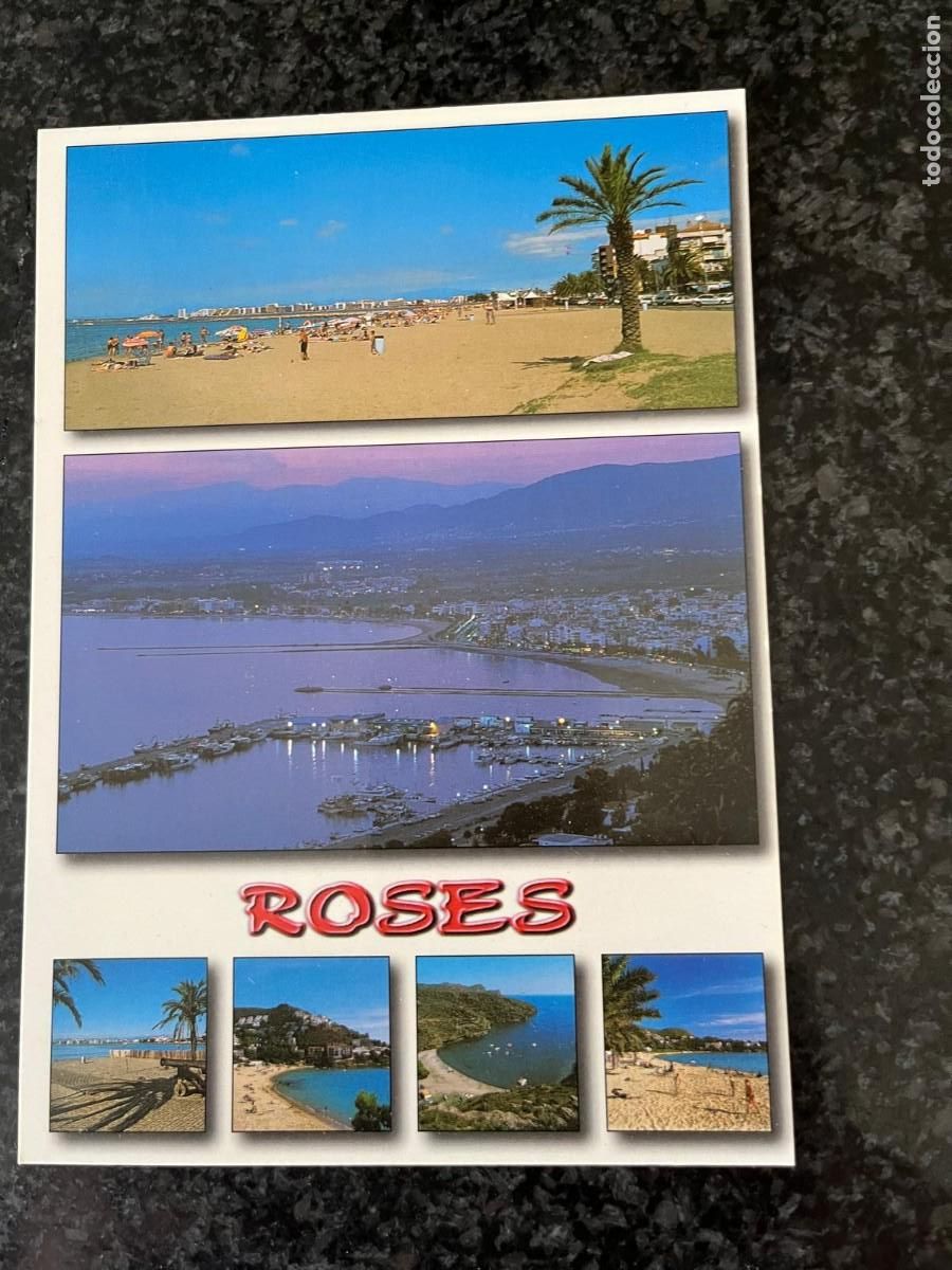 Postales: postal Roses Girona sin circular