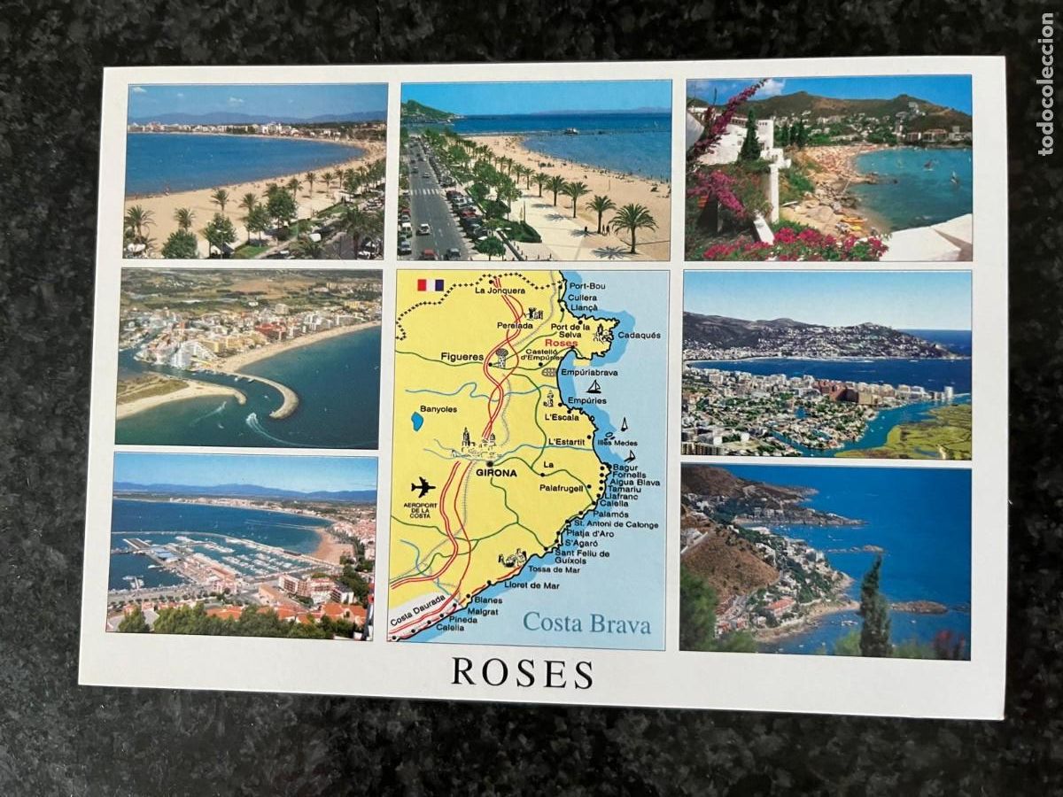 Postales: postal Roses Girona sin circular - Foto 1
