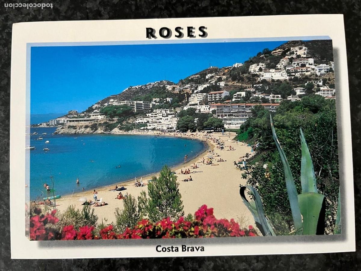 Postkarten: postal Roses Girona sin circular