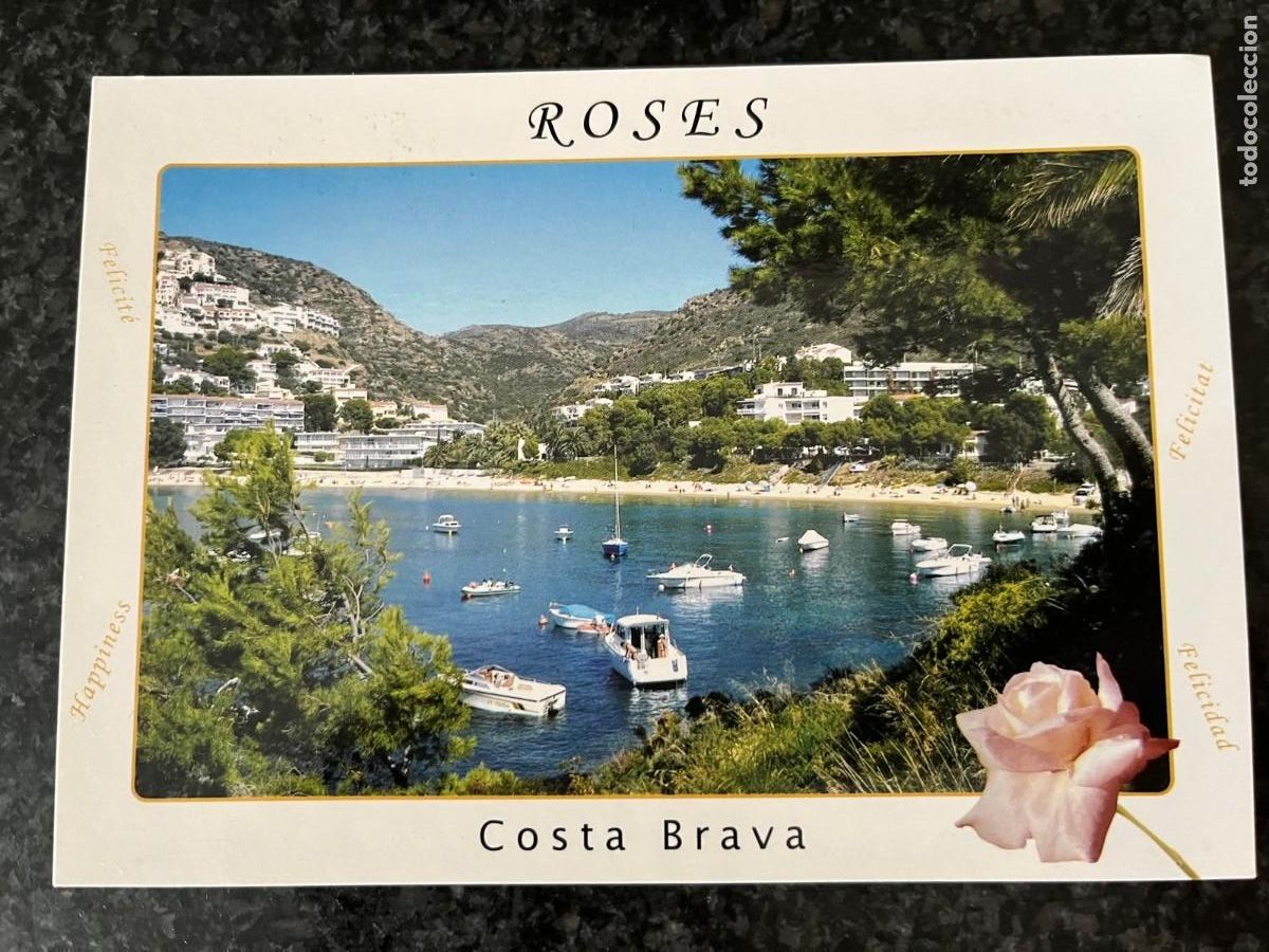 Postales: postal Roses Girona sin circular - Foto 1
