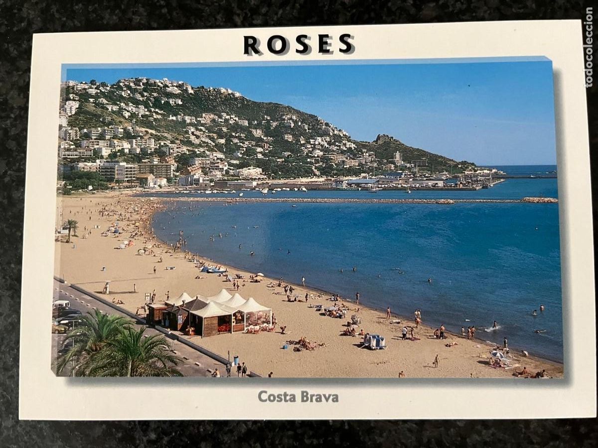 Cartoline: postal Roses Girona sin circular