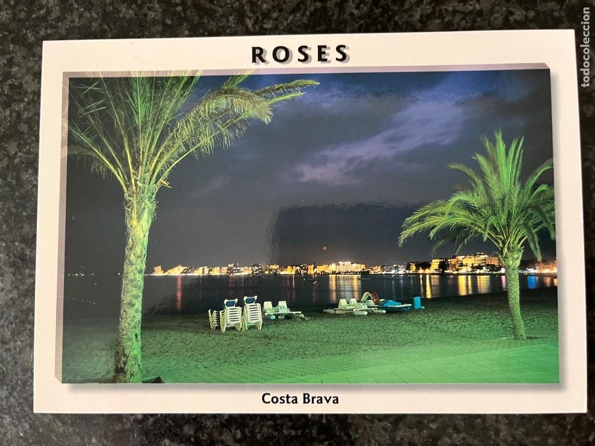 Postais: postal Roses Girona sin circular