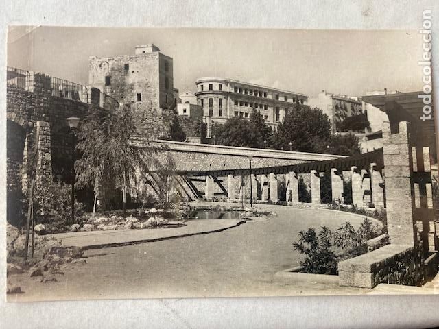 Cartes Postales: Tarragona. N&ordf; 107. Parque del Milagro. P&eacute;rgolas. Foto Seg&uacute;. Postal sin circular