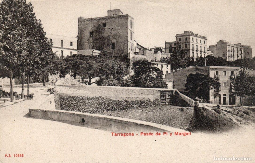Postcards: BONITA POSTAL - TARRAGONA - PASEO DE PI Y MARGALL - P.Z. 10662