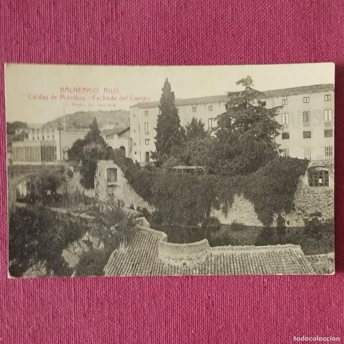 Postkarten: BALNEARIO RIUS - CALDAS DE MONTBUY - FACHADA DEL CAMPO