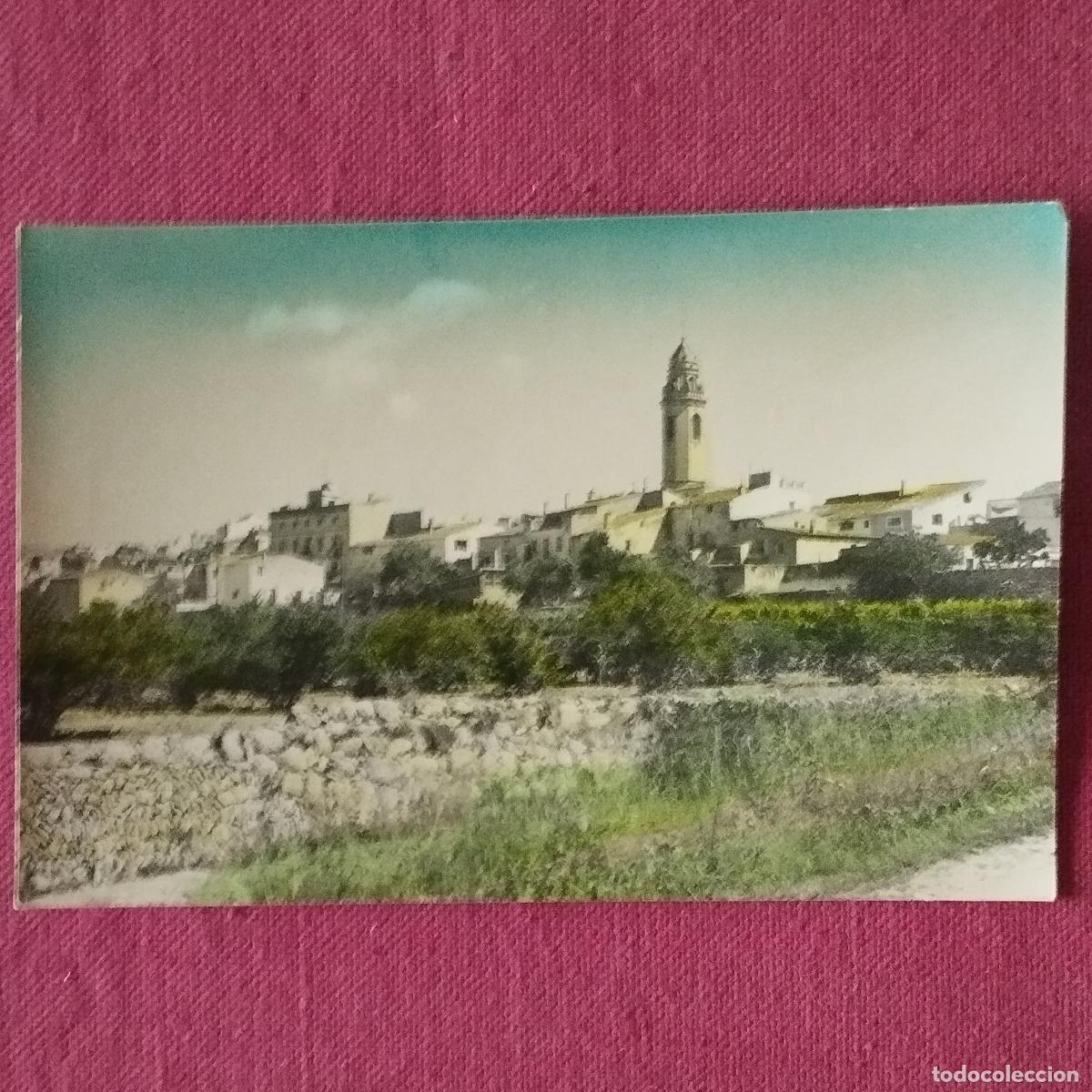 Postcards: POBLA DE MONTORNES - VISTA GENERAL - COLOREADA