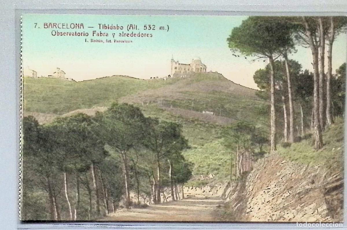 Postais: BARCELONA. Tibidabo (Alt. 532 m.). Observatorio Fabra y alrededores.