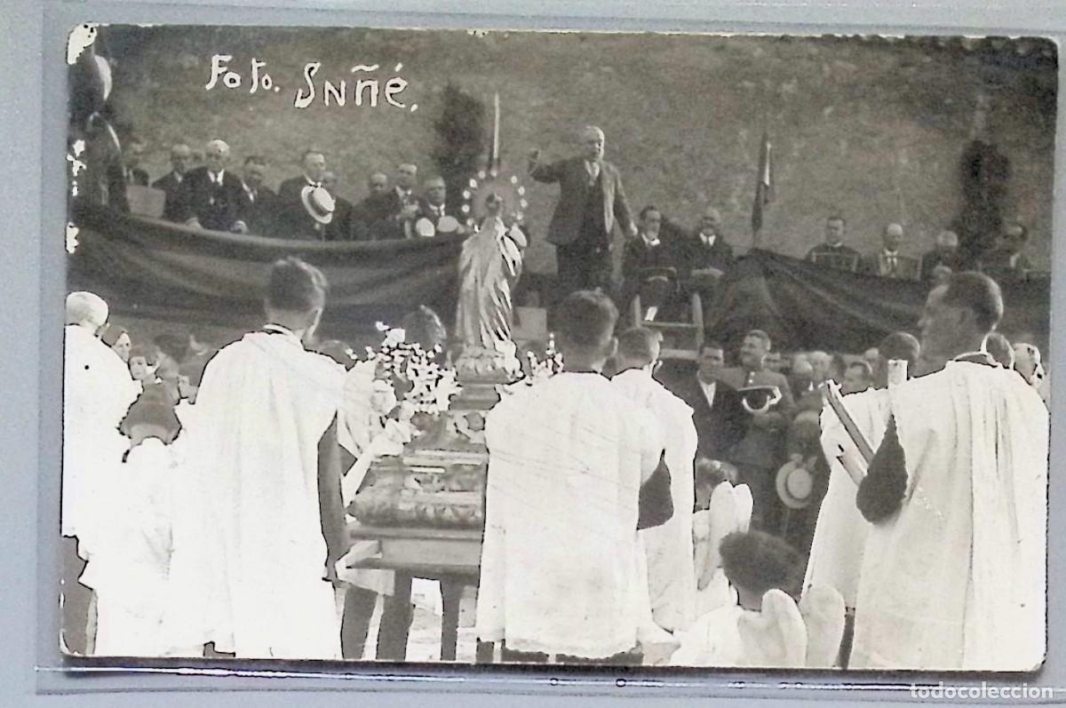 Postcards: GANDESA (TARRAGONA). ACTO RELIGIOSO EN HONOR A LA VIRGEN DE LA FONTCALDA.