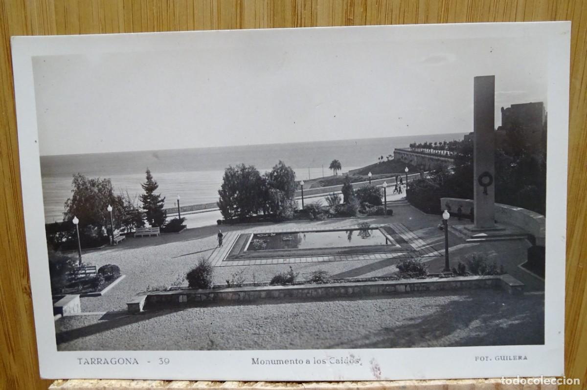 Postales: TARJETA POSTAL. TARRAGONA. MONUMENTO A LOS CA&Iacute;DOS. FOT.GUILERA