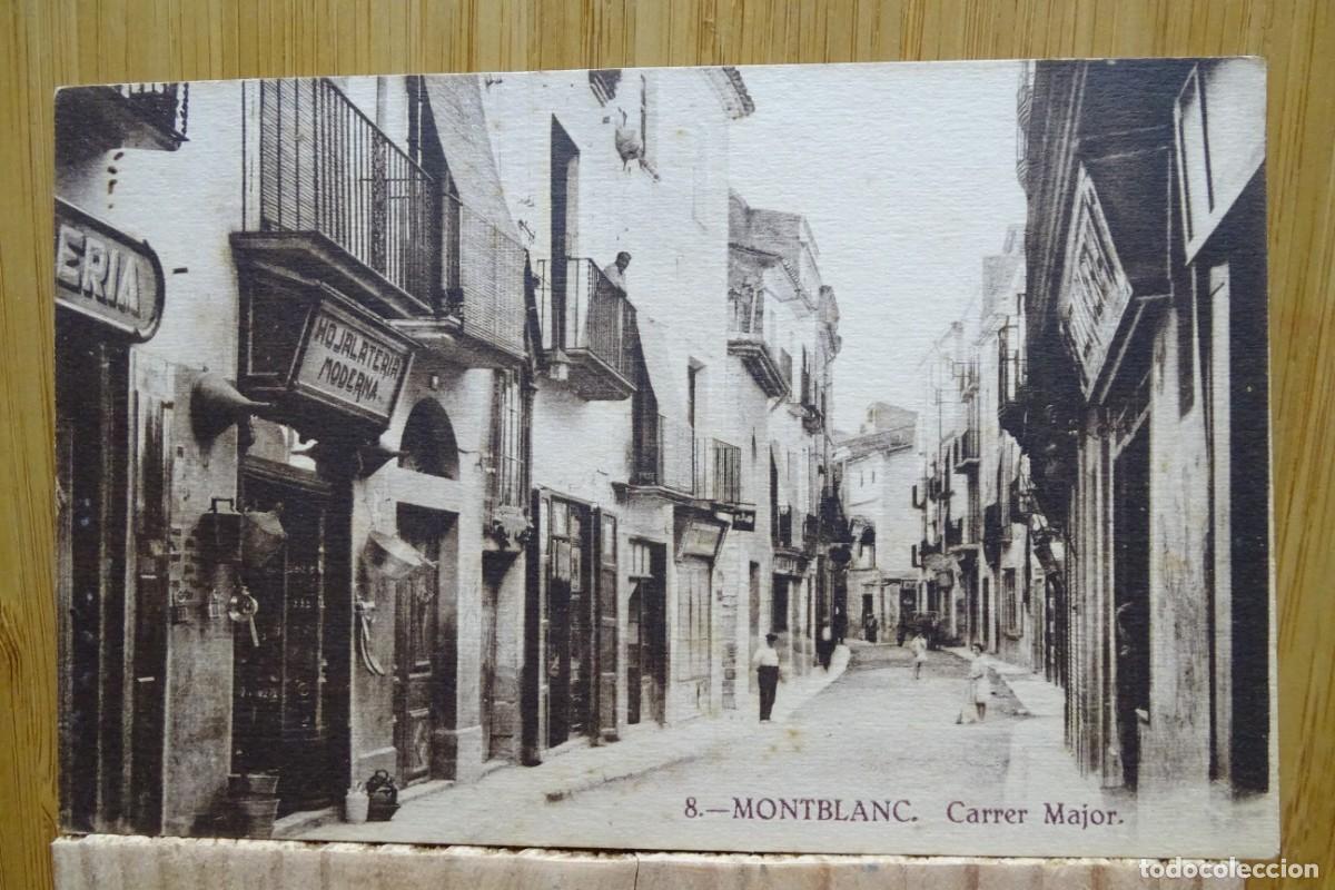 Postales: TARJETA POSTAL. MONTBLANCH.CARRER MAJOR.