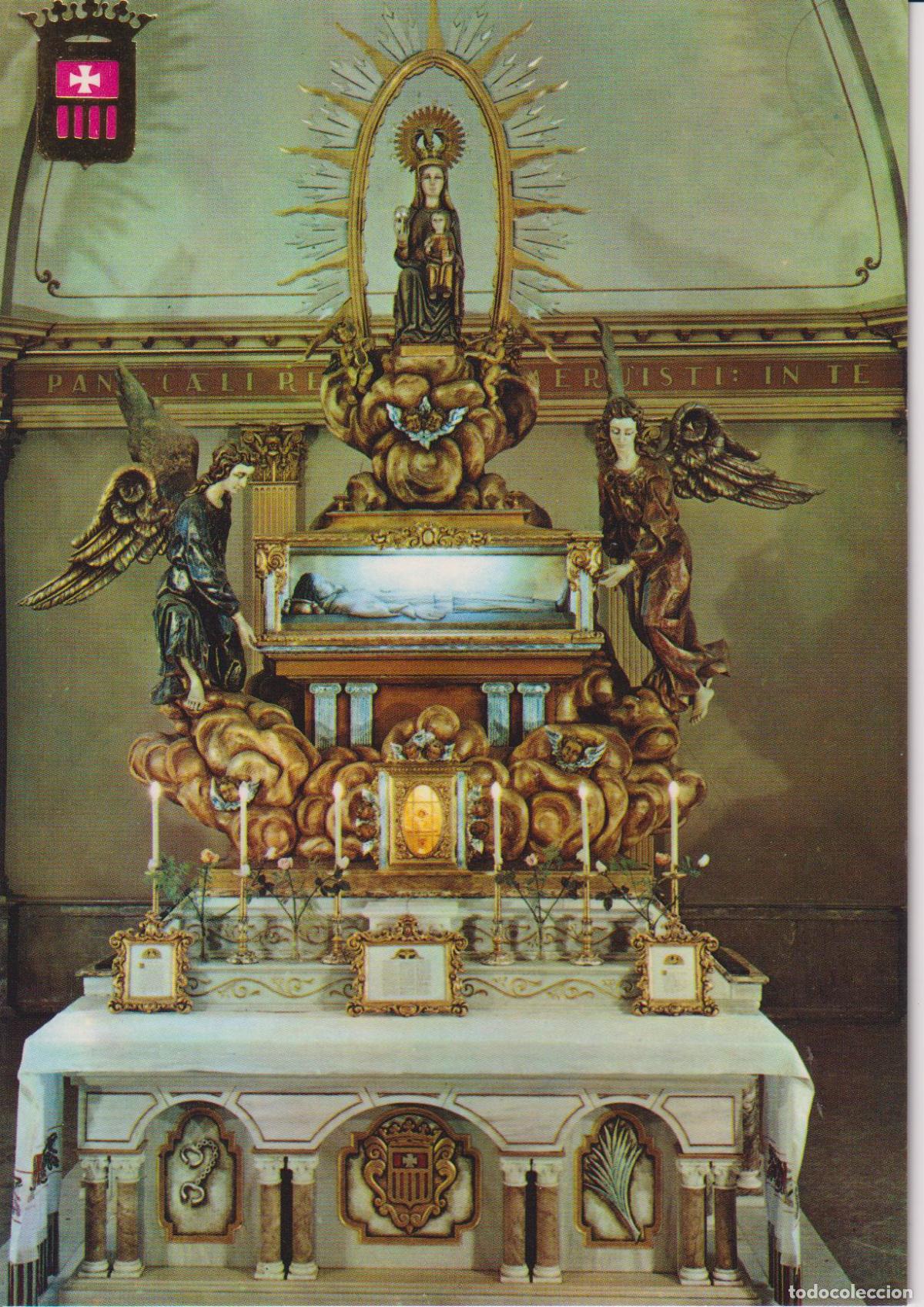Postkarten: SANTUARI DE SANT RAMON (LLEIDA) ALTAR DEL CAMARIL I SEPULCRE DE SANT RAMON - ESC.ORO N&ordm;3 - S/C