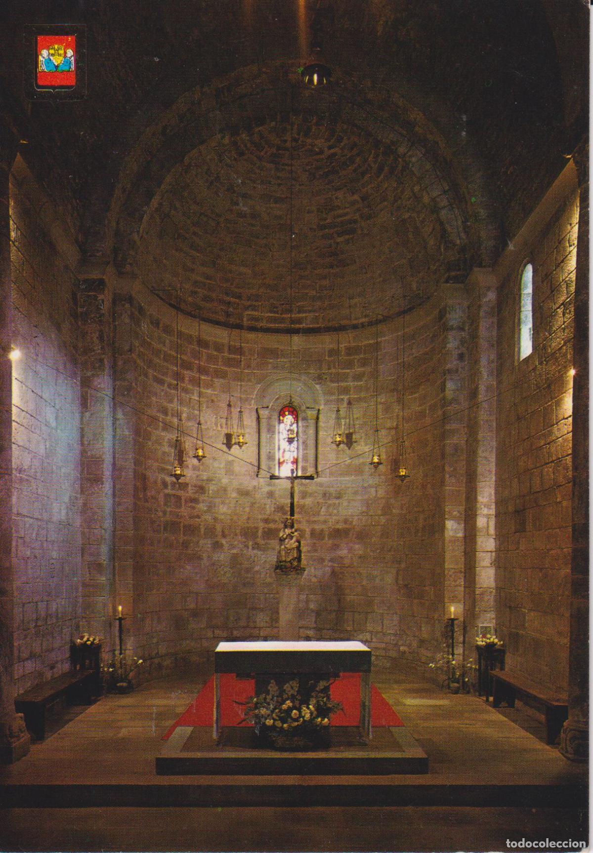 Postkarten: SANTA MARIA DE L'ESTANY (BARCELONA) INTERIOR DE LA IGLESIA - ESCUDO DE ORO N&ordm;5984 - S/C