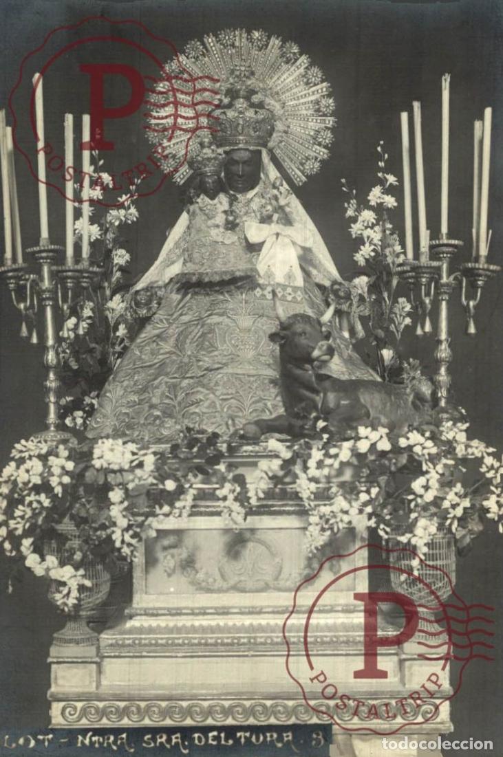 Cartoline: GERONA. NUESTRA SE&Ntilde;ORA DEL TURA. RPPC. FOTOGRAFICA.